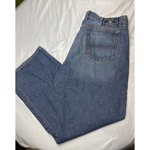 LUCKY BRAND Dungarees Classic Fit Mens Blue Denim Jeans Size 38x30 Clean!